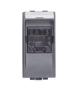 Bticino BTI L4261AT5 BTNET PRESA DI RETE RJ45 UTP CAT5E - Imagen 1 de 7