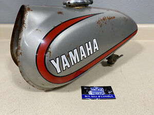 1973 Yamaha AT-3 MX Fuel Gas Tank with Gas Cap and Petcock - Used .