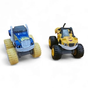 Blaze and the Monster Machines Truck Diecast Crusher Stripes Metal Bundle 7cm - Picture 1 of 6