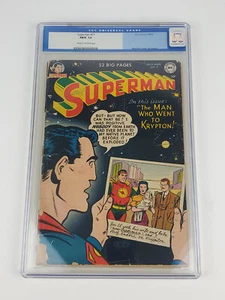 1952 Superman DC Comics #77 FR/G 1.5 CGC Universal Grade - Picture 1 of 10