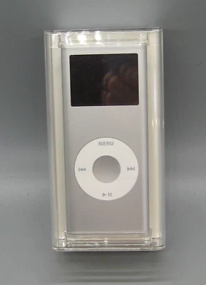 Apple iPod Nano A1199 2GB 2nd Generation Silver MA477LL/A New Sealed Unopened! - Image 1 of 4