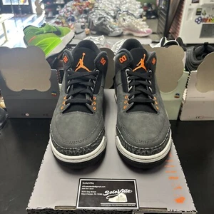 Nike Air Jordan 3 Retro Fear Pack Night Stadium Orange CT8532-080 Men Size 9 - Picture 1 of 5