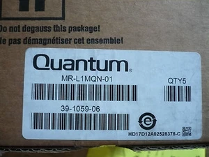 Caja de 5 nuevas cintas de cartuchos de datos originales OEM Quantum MR-L1MQN-01 Ultrium 1 - Imagen 1 de 1