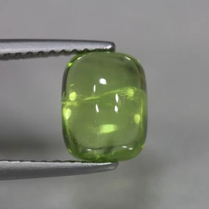 2.41 Cts_Loose Gemstone_100 % Natural Unheated Green Peridot Cabochon_Pakistan - Picture 1 of 3