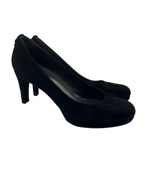 Tacones de gamuza negros para mujer Stuart Weitzman talla 8,5 Foto 1 de 4