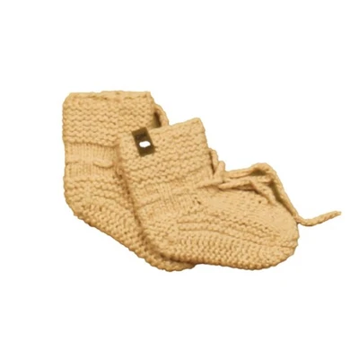 Quincy Mae Knit Booties Rose Size 3-6 Months Baby Accessories Soft Warm - Image 1 of 2