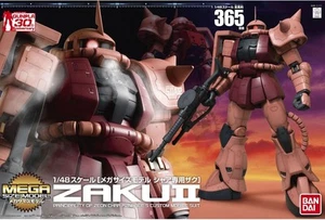 Bandai Mega Size Zaku II MS-06S Char's 1/48 - Imagen 1 de 5