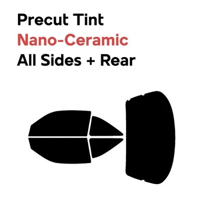 Precut Window Film Automotive Nano Ceramic Any % Tint for Nissan 240SX 1995-1998 - Image 1 of 4