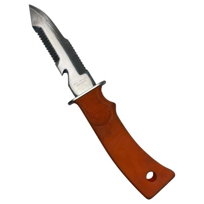 Cuchillo de Buceo Dacor Acero Inoxidable Japón Buzos De Colección Naranja Foto 1 de 4