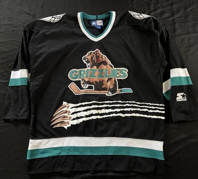 Rare Vintage Starter Hockey Jersey Utah Grizzlies Size (L) - Image 1 of 4