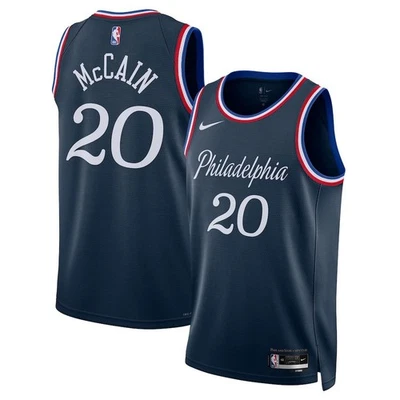 Camiseta Nike Jared McCain Philadelphia 76ers Swingman 2025/26 NBA City Edition Foto 1 de 4