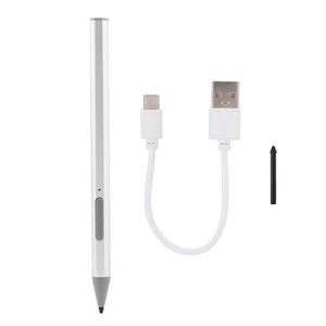 Silver Rechargeable Stylus Tablet Smart Stylus Pen Fit For NEW - Afbeelding 1 van 12