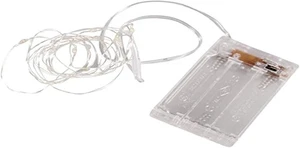 Mini Catena Di Luci a LED Con Filo/Timer, 220 Cm, 20 LED, Funzionamento a Batter - Foto 1 di 12