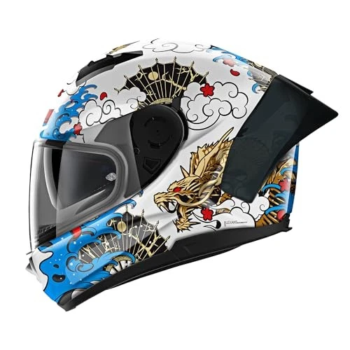 NOLAN N60-6 SPORT WYVERN Full Face Motorcycle Helmet White/25 Size S 55-56cm Foto 1 de 1