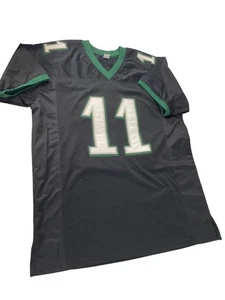 Carson Wentz #11 Eagles Green white signed Sports Jersey XL SKU 8961 - Picture 1 of 12