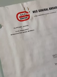 Original Typescript Short Story by Clifford Evans on RKO News Letterhead Boxing - Picture 1 of 6