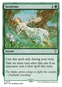 Seedtime - White Border - 0073 Mystery Booster 2 MB2 - MTG - NM Near Mint - Foto 1 di 1