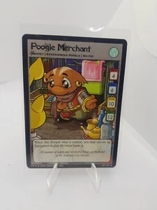Juego de cartas coleccionables Neopets Poogle Merchant 50/150 Hannah y las cuevas de hielo 2004 raro  - Imagen 1 de 2