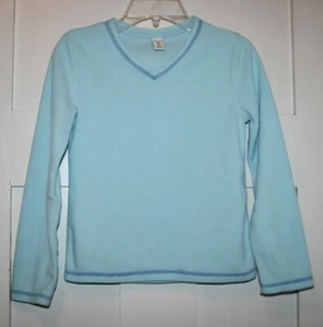 Old Navy Girl's Sweatshirt Fleece Long Sleeved Blue Size Medium (8) - Picture 1 of 4