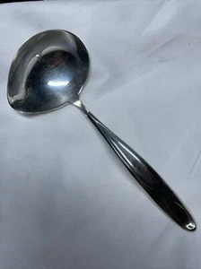 Silver Sculpture by Reed & Barton Sterling Silver Gravy Ladle 6 5/8” with Spout - Bild 1 von 7