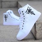 High Top Sneakers Man White Vulcanized Sneakers Flat Comfortable Shoes Men Autum