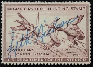 U.S. Used Stamp Scott #RW20 $2 Federal Duck Hunting. Extra Fine. A Gem! - Picture 1 of 2