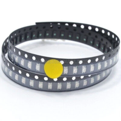 100PCS 1206 Red Green Blue Yellow White SMD SMT LED Light Super Bright LED NEW - Bild 1 von 4