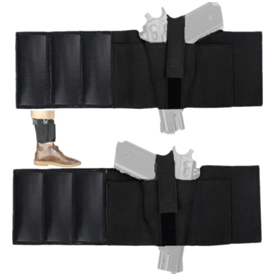 Concealed Carry Left/Right Hand Ankle Holster with 2 Magazine Pouch Choose Model - Image 1 of 4