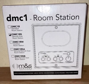 DMC1RS New 6-wire White Intercom Room Station Remote Scan M&S Music & Sound New - Picture 1 of 5