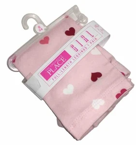 The Children’s Place GIRLS HEART 💕DESIGN Full Length LEGGINGS Various Sizes NIP - Picture 1 of 6