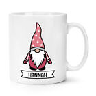 Personalised Gonk Gnome Pink Scandi 10oz Mug Cup Christmas Gift Funny