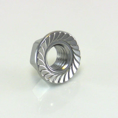 Flanschmutter Sperrverzahnung DIN 6923 verzinkt M3-M12 Muttern b - Bild 1 von 4