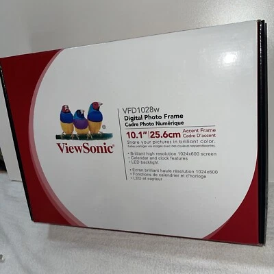 View Sonic, VFD1028W-11 101 10.1" Digital Picture Frame. Open Box - Image 1 of 4