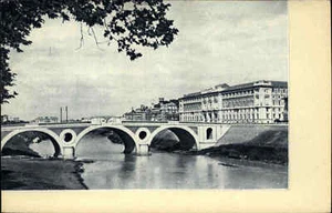 ROM Rome Roma Italien Heimatbeleg Postkarten-Format ~1940 Brücke Ponte Littorio - Picture 1 of 2