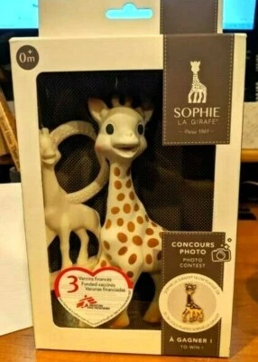 New Vulli Sophie La Girafe So Pure Teether Giraffe Toy & Teether Gift Set  - Image 1 of 4