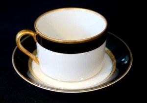 Beautiful Fitz And Floyd Renaissance Flat Cup And Saucer - Picture 1 of 5