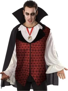 Vampire Costume For Adults Undead Halloween Costume w/Makeup Kit - LARGE 36/38 - Picture 1 of 3