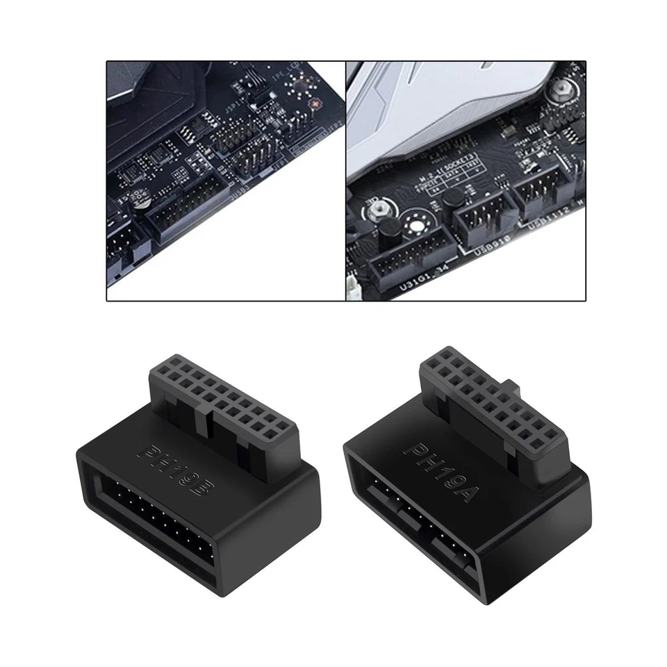 Multiuso USB 3.0 19 20 pin maschio a femmina estensione scheda madre connettore - Immagine 1 di 1
