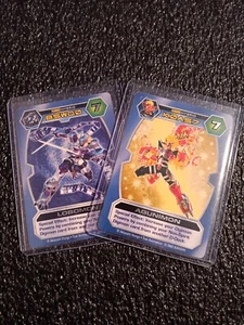 digimon cards 2 silver stamps agunimon and lobomon - Picture 1 of 6