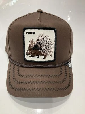 Gorra de béisbol Goorin Bros The Farm 100 % algodón cuerda marrón puercoespín-nueva con etiqueta Foto 1 de 4