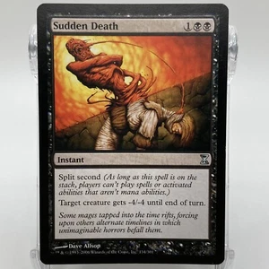 Sudden Death Non-Foil Uncommon Instant 134/301 MTG Time Spiral LP - Picture 1 of 10