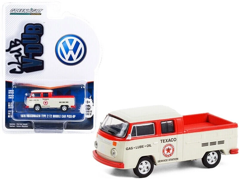 1976 Volkswagen T2 Tipo 2 Doppio Cabina Pick-Up Camion " Texaco Servizio " B2B1 - Immagine 1 di 1