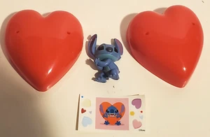 DISNEY VALENTINES DAY HEART OPEN BLIND PACK PVC FIGURE STITCH SIDE POSE STANDING - Picture 1 of 3