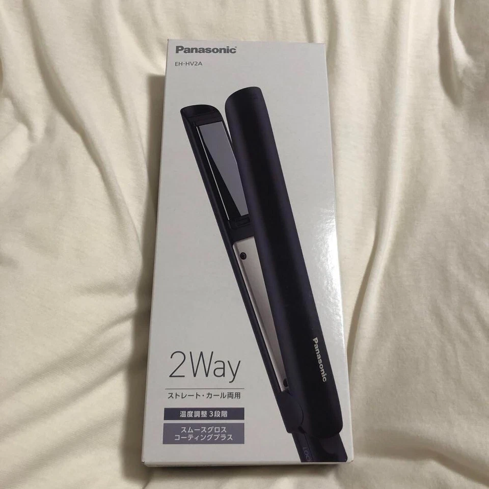 Panasonic EH-HV2A-K Compact Straight Iron 2Way 3-Stage 100V-240V Japan