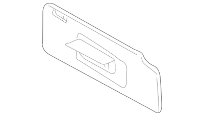 Parasol izquierdo mercedes-benz g55 amg g500 g63 amg 2006-2018 oe 46381005109045 Foto 1 de 3