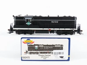 HO Scale Athearn Genesis G62472 IC Illinois Central GP9 Phase II Diesel #9232 - Picture 1 of 12