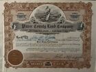 Placer County Land Stock Certificate, California 1913