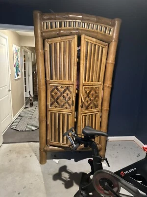 bamboo armoire - Image 1 of 3