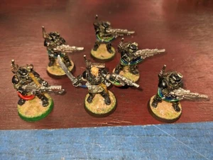 6 Cadian Kasrkin Stormtrooper Squad Flamer Sgt. Guardia Imperial de Metal GW 40K - Imagen 1 de 4