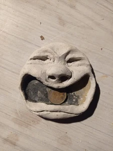 Vintage Crete Theatre Comedy Mask  - Picture 1 of 7